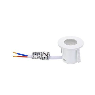 Pack de  4 - Mini Spot LED Encastrable 1W 90 degrés Rond Blanc - SILAMP