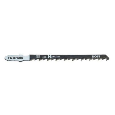 Pack de 5 lames de scie sauteuse TCB7506 pour le bois 75mm - HANGER - 150222