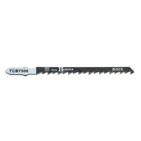 Pack de 5 lames de scie sauteuse TCB7506 pour le bois 75mm - HANGER - 150222