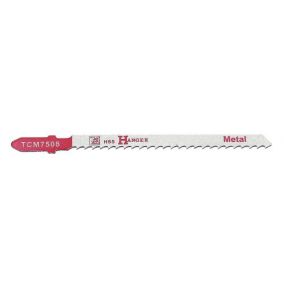 Pack de 5 lames de scie sauteuse TCM7508 pour métal 75mm - HANGER - 150206