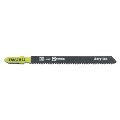 Pack de 5 lames de scie sauteuse TMA7512 pour acrylique 75mm - HANGER - 150226