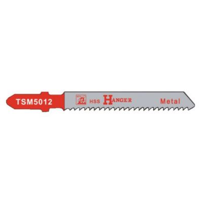Pack de 5 lames de scie sauteuse TSM5012 pour métal 50mm - HANGER - 150201