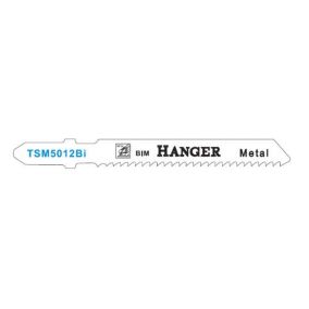 Pack de 5 lames de scie sauteuse TSM5012Bi pour métal 50mm - HANGER - 150210