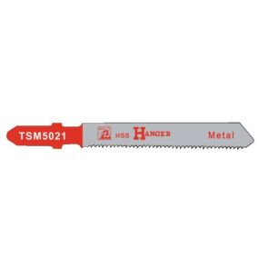 Pack de 5 lames de scie sauteuse TSM5021 pour métal 50mm - HANGER - 150202