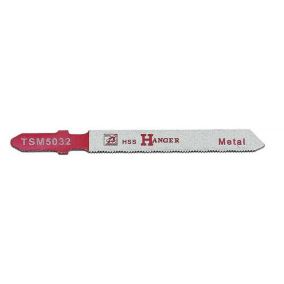 Pack de 5 lames de scie sauteuse TSM5032 pour métal 50mm - HANGER - 150203