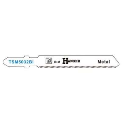 Pack de 5 lames de scie sauteuse TSM5032Bi pour métal 50mm - HANGER - 150209