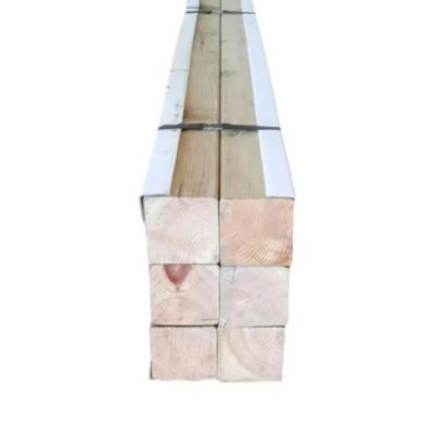 Pack de 6 poteaux en bois traité pour l'extérieur de 9x9x150 cm