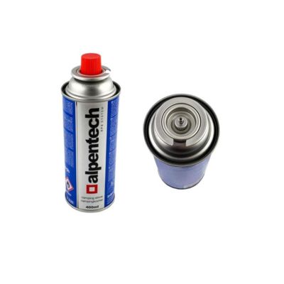 Pack de 8 cartouches gaz ALPENTECH 250g butane Bouteille de gaz UN2037 Bonbonne pour réchauds et désherbeurs thermiques