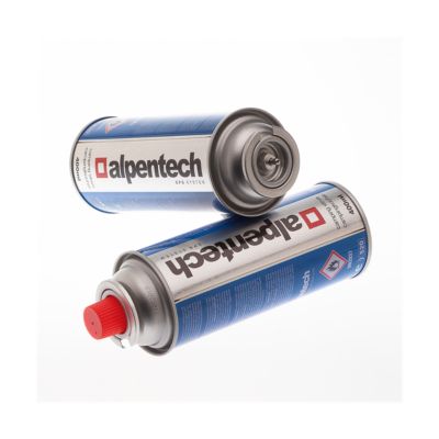 Pack de 8 cartouches gaz ALPENTECH 250g butane Bouteille de gaz UN2037 Bonbonne pour réchauds et désherbeurs thermiques