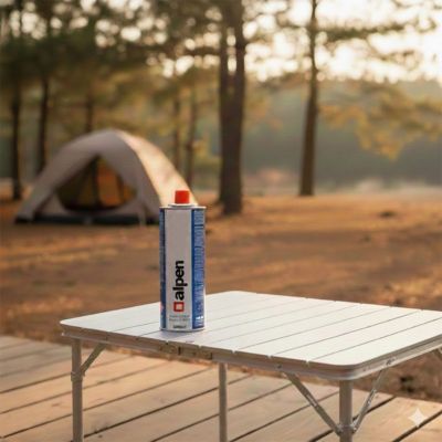 Pack de 8 cartouches gaz ALPENTECH 250g butane Bouteille de gaz UN2037 Bonbonne pour réchauds et désherbeurs thermiques