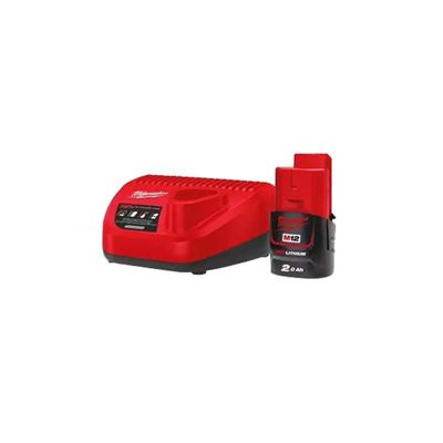 Pack de Batterie 12V 2Ah avec Chargeur M12 NRG201 Milwaukee - Performance Optimale