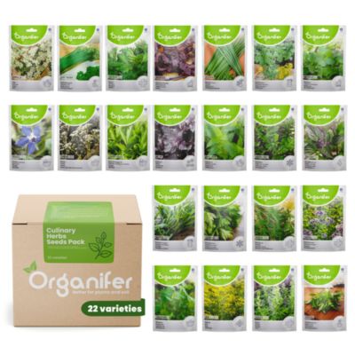 Pack de Semences d'Herbes - 22 Variétés Culinaire - Organifer