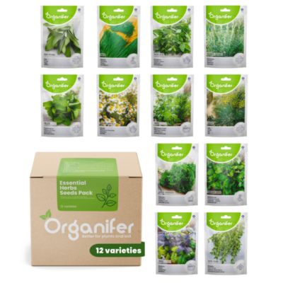 Pack de Semences de Herbes - 12 Variétés Essentielles - Organifer