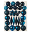 Pack décoration bleu (40 pièces)