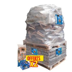 Pack découverte bois de chauffage 30cm Woodstock 1 palette