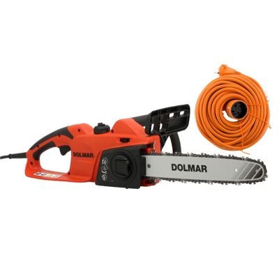PACK - DOLMAR Tronçonneuse Électrique 1800W - Guide 35 cm ES39TLC + Rallonge de Jardin 40m