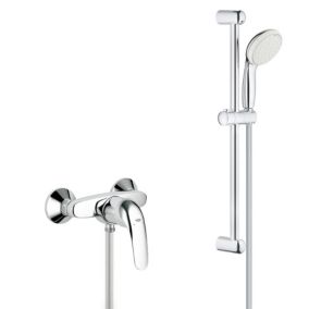 Pack Euroeco Mitigeur de douche + Ensemble de douche complet 2 jets Tempesta 100 (32740000-TEMPESTA)