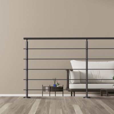 Pack garde-corps : prêt à poser à plat Prestio ral 9005 Kordo