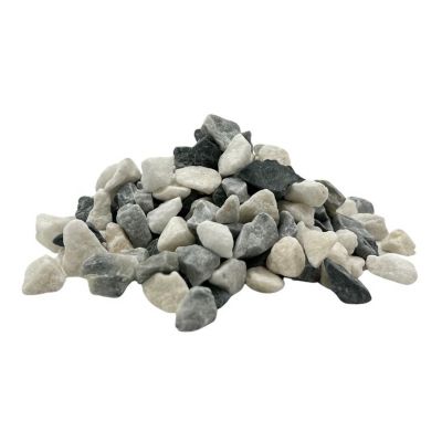 Pack Gravier Multicolore Sombre de Marbre 8/16 mm + Plaques Alvéolaires 15M², Big Bag de 0,75m3 (+/- 1000Kg) - Livraison PREMIUM