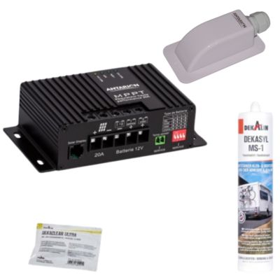 Pack  Kit de pose solaire avec Régulateur de Charge MPPT 320W 20A Meilleur rendement ANTARION
