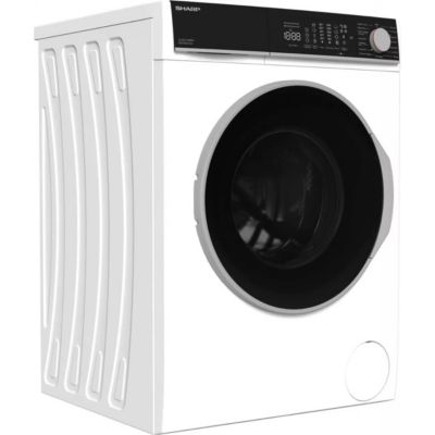 PACK  Lave-linge hublot 9kg 1400trsmin + Sèche-linge Pompe à Chaleur 8kg SHARP