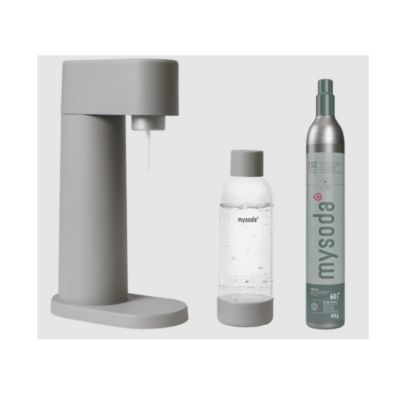 Pack machine à gazéifier l'eau gris Mysoda EUR-WD002F-MG-FR woody