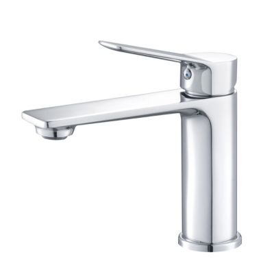 Pack Meuble prémonté 80 bois-Vasque résine-Robinet chromé-Miroir ELY - bain-bain