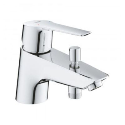 Pack mitigeur bain douche monotrou GROHE Start 2021 Quickfix + Ensemble de douche 2 jets GROHE Vitalio Start 110 chromé