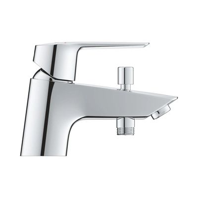 Pack mitigeur bain douche monotrou GROHE Start 2021 Quickfix + Ensemble de douche 2 jets GROHE Vitalio Start 110 chromé