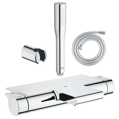 Pack mitigeur bain thermostatique GROHE Grohtherm 2000 + Douchette 1 ...