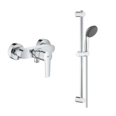 Pack mitigeur de douche Grohe Start 2021 avec ensemble de douche 2 jets GROHE chromé