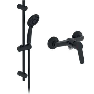 Mitigeur De Douche Jacob Delafon Aimé - Finition Noir Mat - Débit 12 L/min - Cartouche Céramique