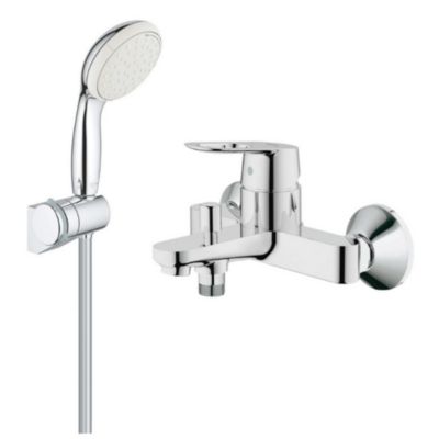 Pack mitigeur mécanique bain GROHE Bauloop et ensemble de douche GROHE Tempesta