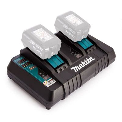 Pack énergie 18V Makita 4 batteries 5Ah BL1850B + chargeur DC18RD en coffret MAKPAC - MAKITA - 197626-8