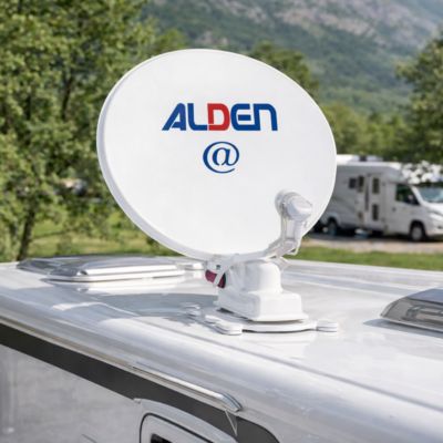 Pack  Onelight Parabole Automatique 65cm + Récepteur satellite SATMATIC HD TNTSAT ALDEN