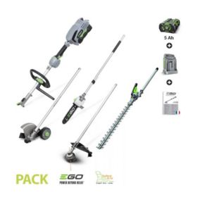 Pack outil de jardin multifonction à batterie 56v 4 en 1 Egopower