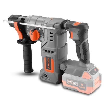 Pack outils 20V sans fil - FUXTEC - meuleuse d'angle, visseuse et marteau perforateur, avec batteries et accessoires