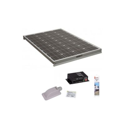 Pack  Panneau Solaire Monocristallin 140W + Kit de Pose Solaire avec Régulateur ANTARION