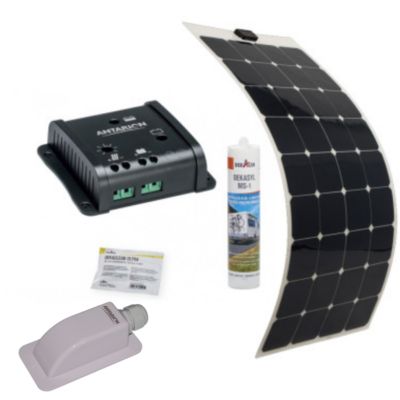 Pack  Panneau Solaire Souple 135W Camping car Van Life + régulateur solaire SC10 ANTARION