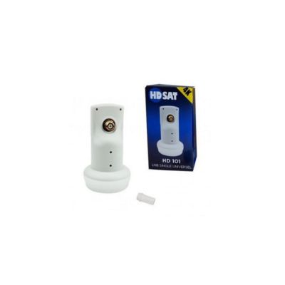 Pack  Parabole satellite acier 60cm + LNB Single + Récepteur TNTSAT HDSAT