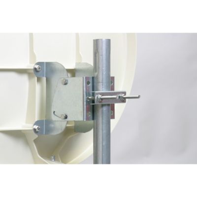 Pack  Parabole Satellite Fibre Composite Blanche 60cm + LNB Single + VEGA 3 Récepteur TV satellite Full HD + Carte HDSAT