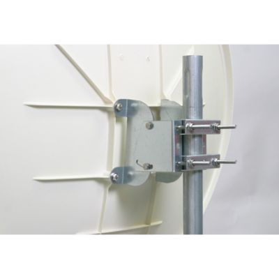 Pack  Parabole Satellite Fibre Composite Blanche 75cm + LNB Single + VEGA 3 Récepteur TV satellite Full HD + Carte HDSAT