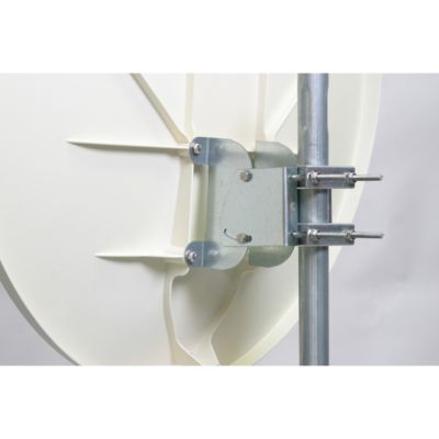 Pack  Parabole Satellite Fibre Composite Blanche 85cm + LNB Single + Décodeur Satellite ASTRA HD + Carte HDSAT