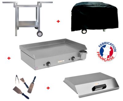 Pack plancha électrique NEO E650 + Chariot + accessoires - PLANCHAELEC