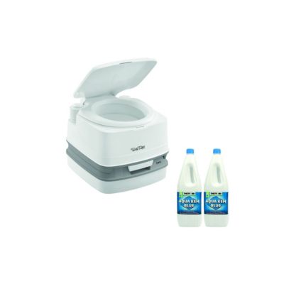 Pack  PORTA POTTI 145 Toilette Portable + Additif Sanitaire Aqua-kem THETFORD