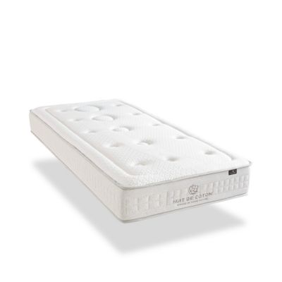 Pack Prélude 2.0 140x190 cm Matelas Latex 100% Naturel + Sommier Bois + Accessoires