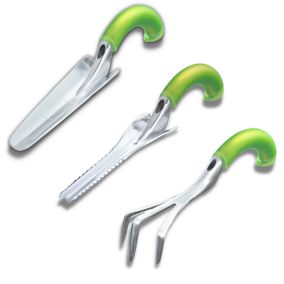 Pack RootSlayer™  - Petits outils - VENTEO - Transplantoir/Désherber/Cultivateur