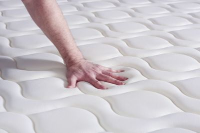 Pack sommier kit matelas  Mémoire de forme avec couette et oreillers