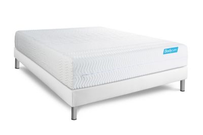 Pack sommier kit matelas  Mémoire de forme avec couette et oreillers