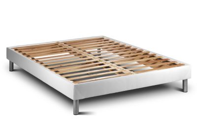 Pack sommier kit matelas  Mousse polyuréthane à mémoire de forme avec couette et oreillers